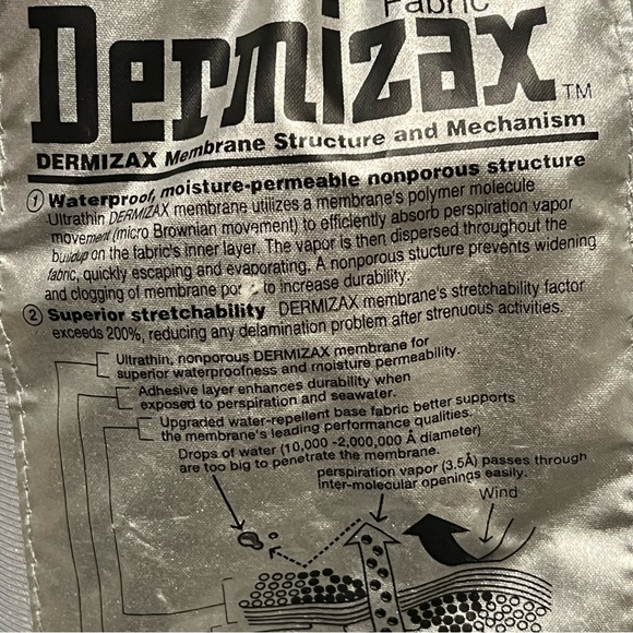 Descente Ski Snowboard Jacket Men’s Small Yellow Dermizax Waterproof Full Zip - Picture 10 of 14